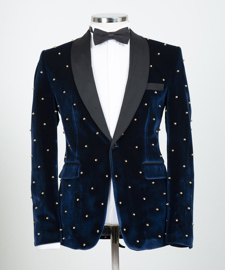 Diamond Velour 2 Piece Tuxedo