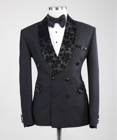 Lipostol Black and Gray 2 Piece Tuxedo